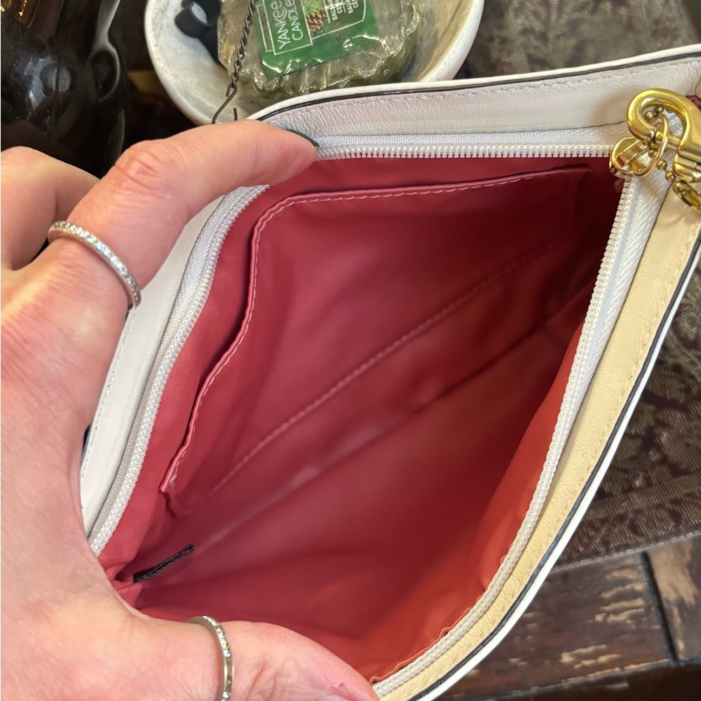 Authentic Coach 1941 Seashell Sequins Canvas/Leat… - image 5